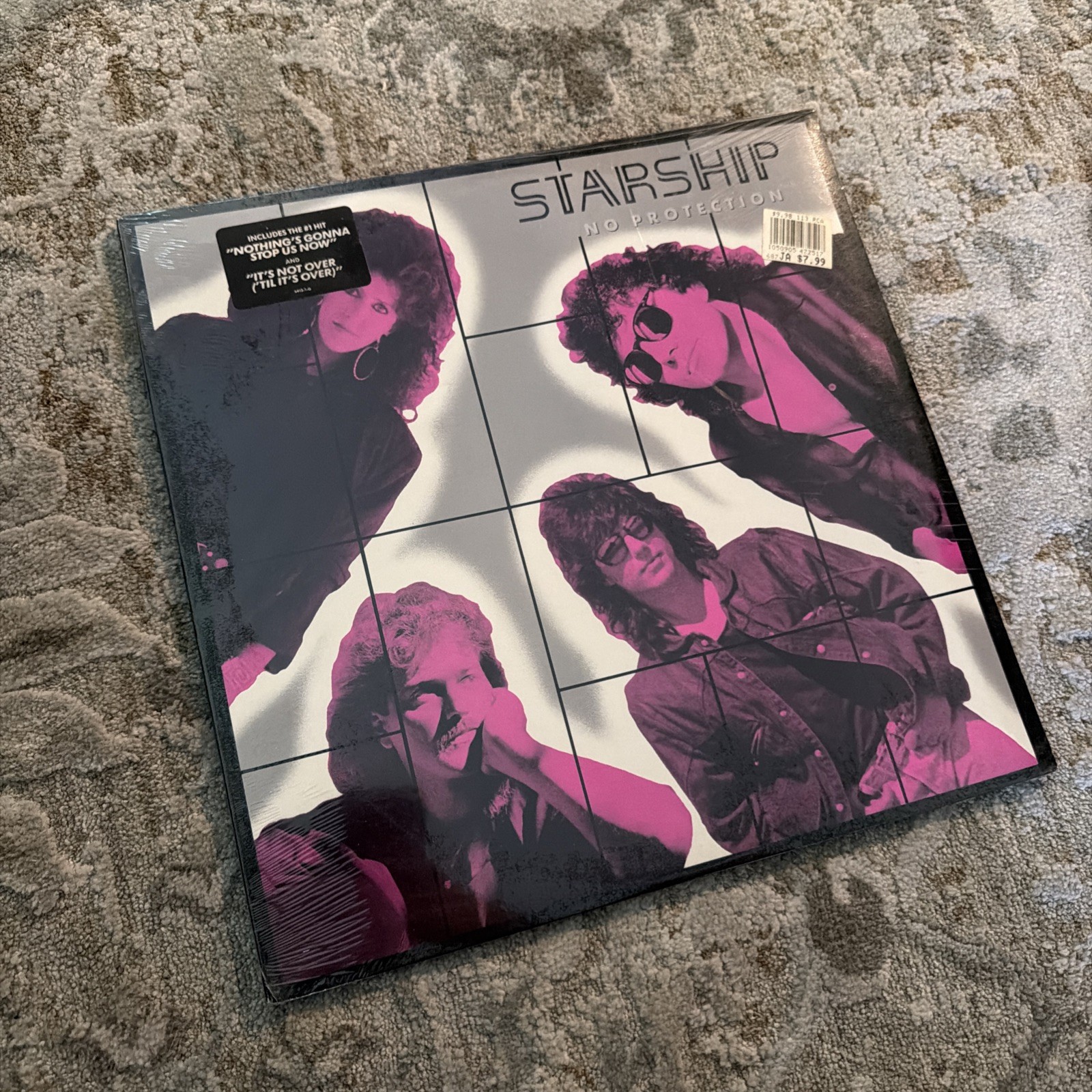 Starship - No Protection LP (1987) Grunt 6313-1-G - SEALED W/Hype Sticker New