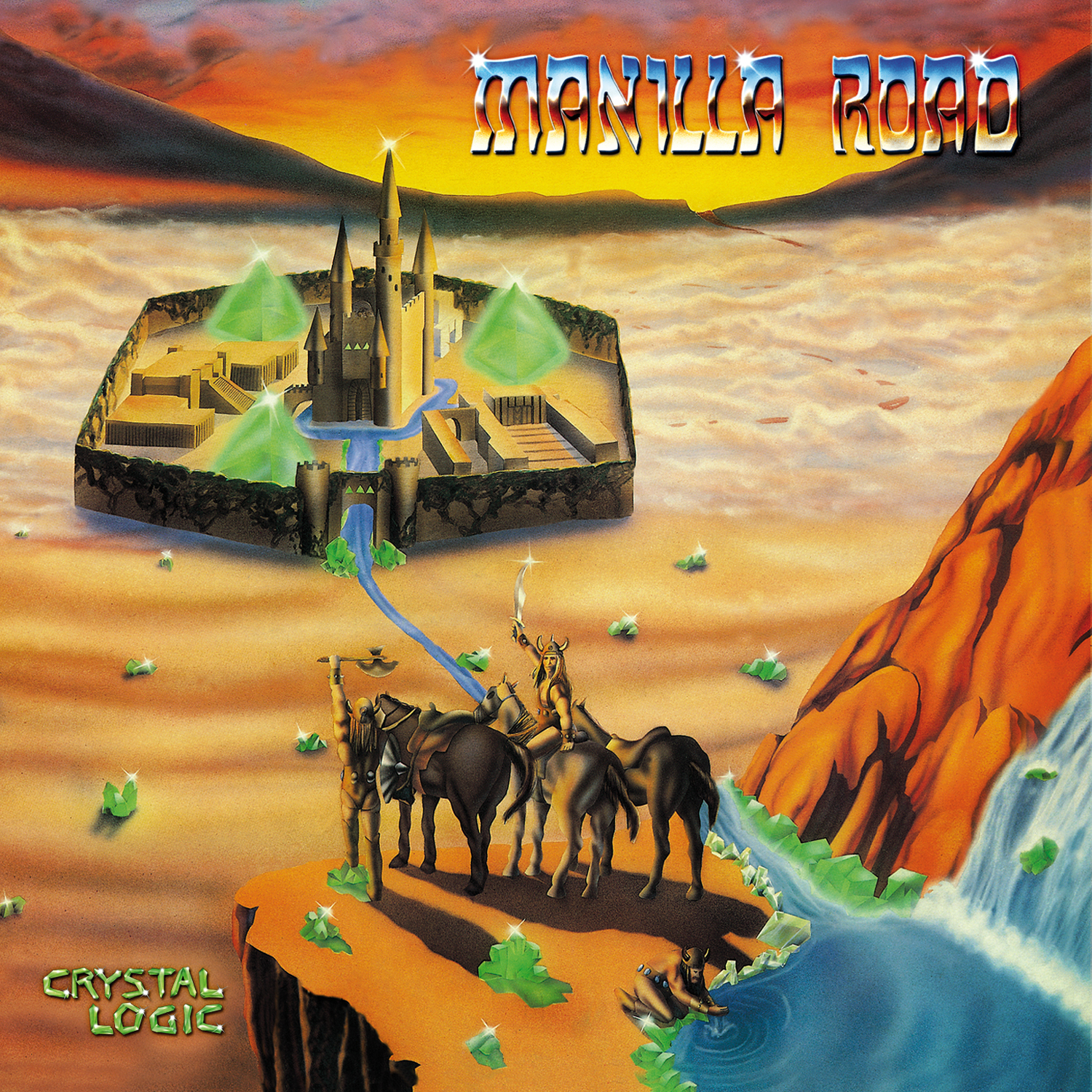 Manilla Road Crystal Logic Deluxe Edition CD 2 CDs Mint