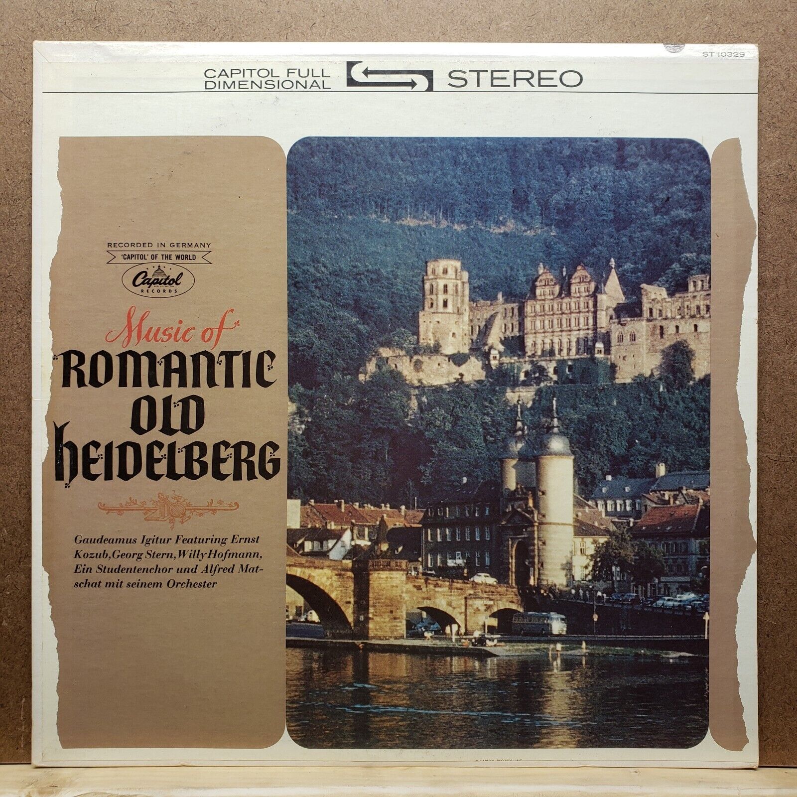 Music Of Romantic Old Heidelberg - ST-10329 - Vinyl Record LP