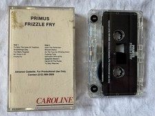 Primus Frizzle Fry Promotional Cassette Caroline Records 1990 CAROL 1619 Clear picture