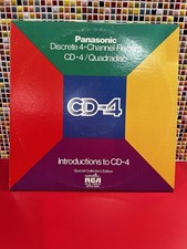 INTRODUCTIONS TO CD-4 BY PANASONIC QUADRADISC 2LP records assorted artists picture