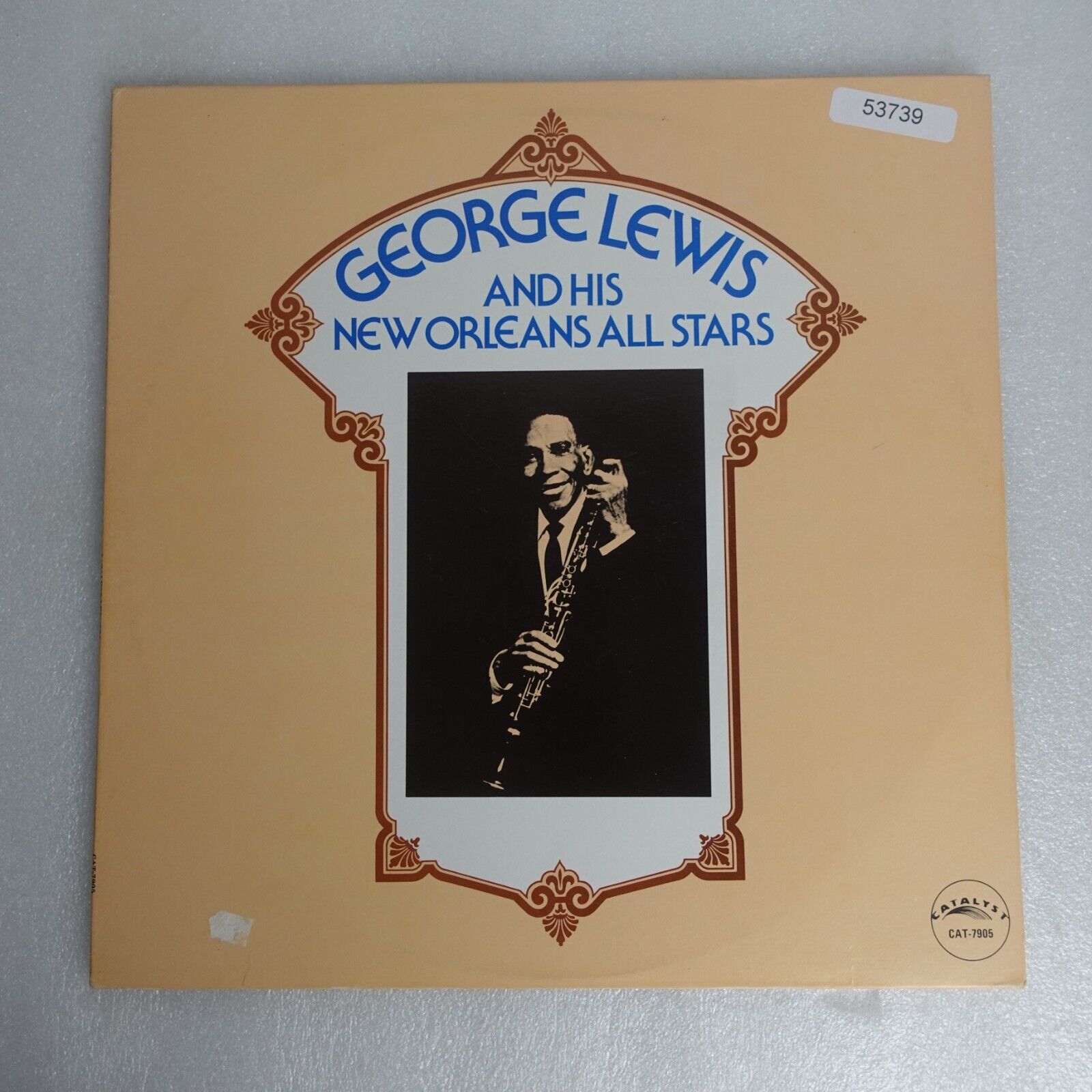 George Lewis And New Orleans All Stars Self Titled LP Vinyl Record Album