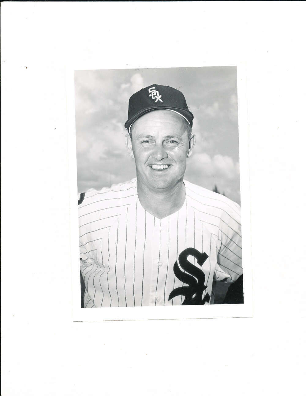 1963 Nellie Fox Chicago White Sox 7x5 Team Issue Photo