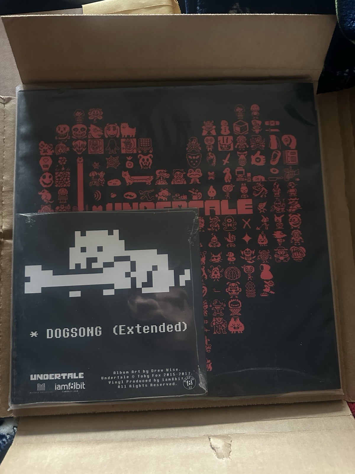 Toby Fox Undertale (LP Blu + LP Red + 7 S/Sided LTD Cle) Vinyl + Dogsong Sealed