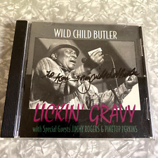 SIGNED George Wild Child Butler Lickin' Gravy CD Jimmy Rogers Excellent Disc picture