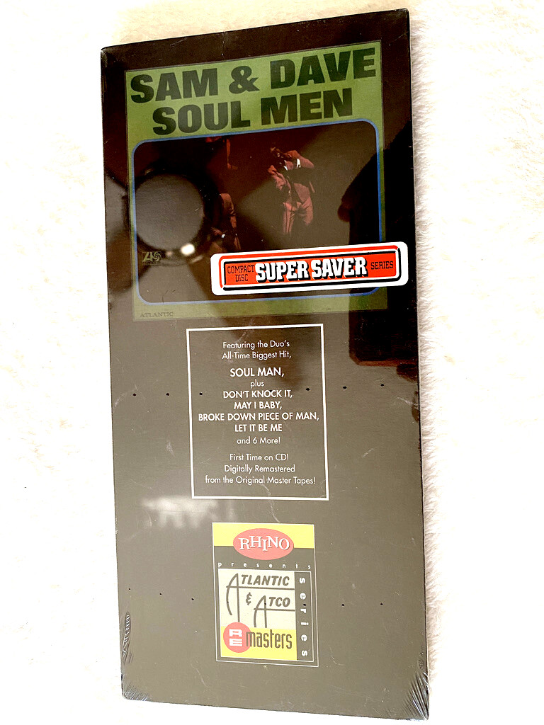 SAM & DAVE CD SEALED LONGBOX SOUL MEN MAN ATLANTIC MASTERS STAX VOLT PROMO LP