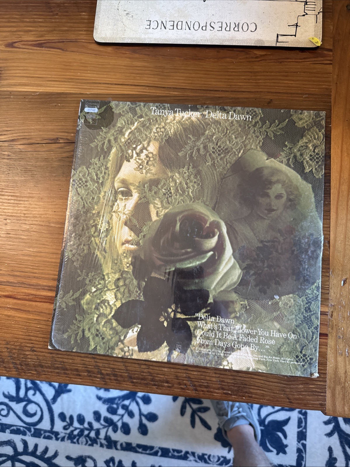 Tanya Tucker. Delta Dawn. VG+Vinyl LP. 1972 Original. In Shrink. 