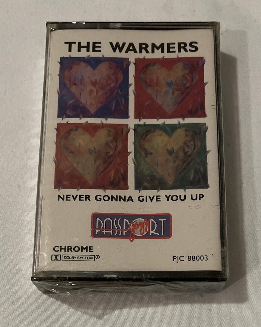 The Warmers - Never Gonna Give You Up - Sealed Cassette