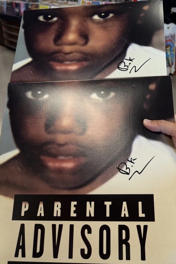 Baby Keem Signed Ca$ino Vinyl AUTOGRAPHED In Person on Cover Fingerprints