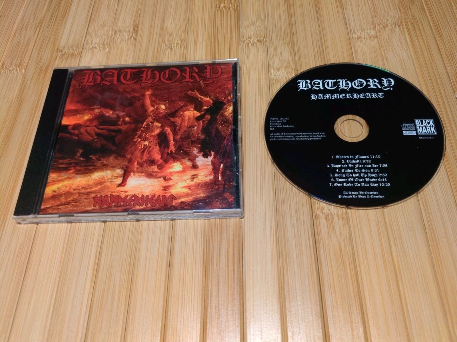 Bathory - Hammerheart  CD In Good Condition 