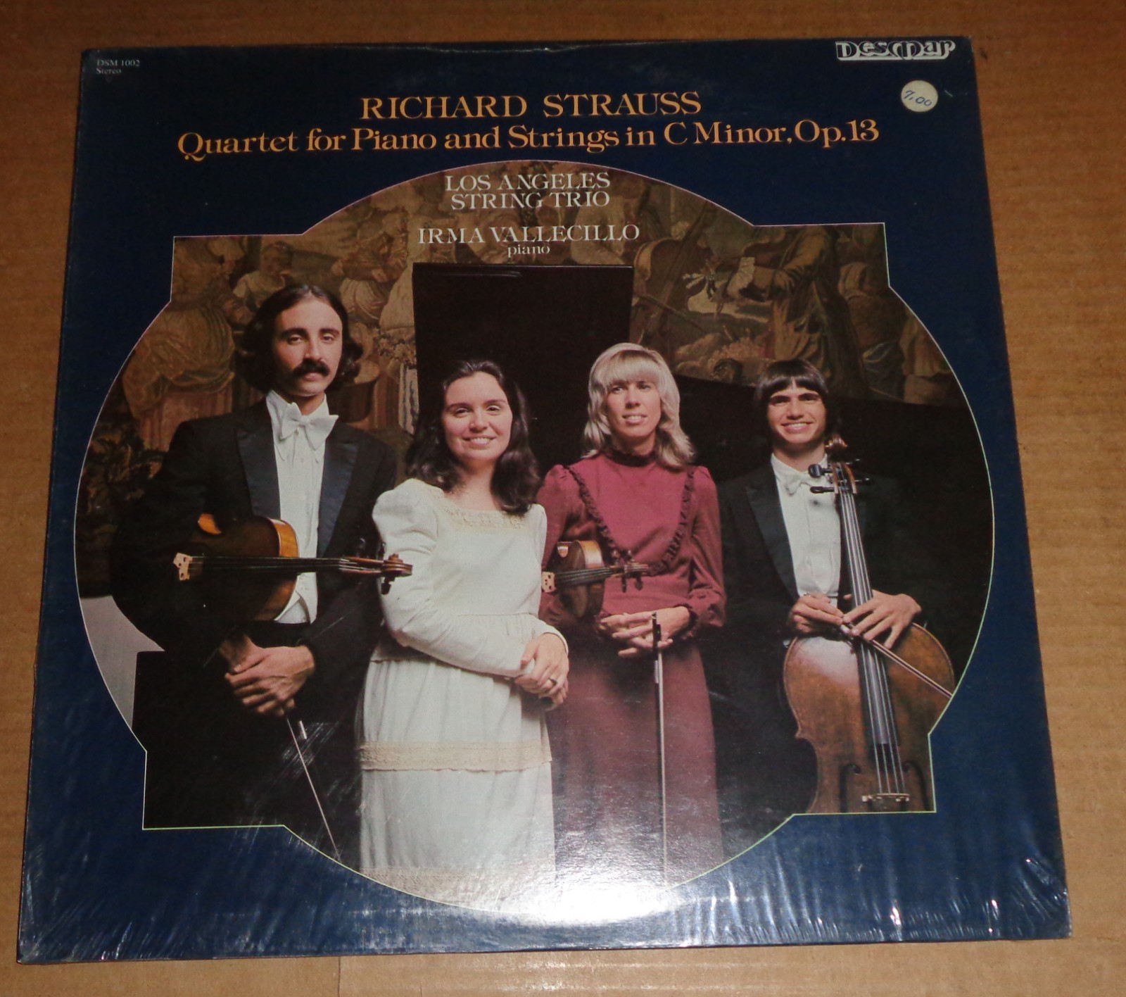 Los Angeles String Trio/Vallecillo STRAUSS Quartet Op.13  Desmar DSM 1002 SEALED