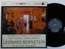 MOUSSORGSKY Pictures At An Exhibition BERNSTEIN - COLUMBIA LP VG+ 6-eye B988 picture