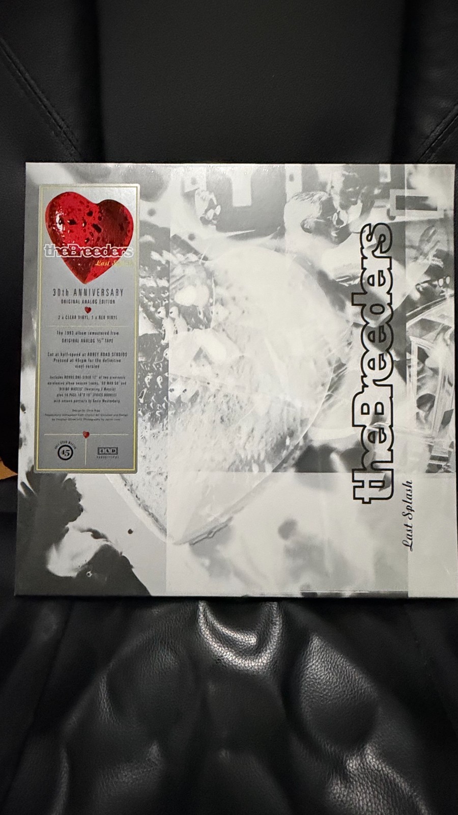 NIB - The Breeders Last Splash: 30th Anniversary-2 Clear LPs and 1 Red Vinyl