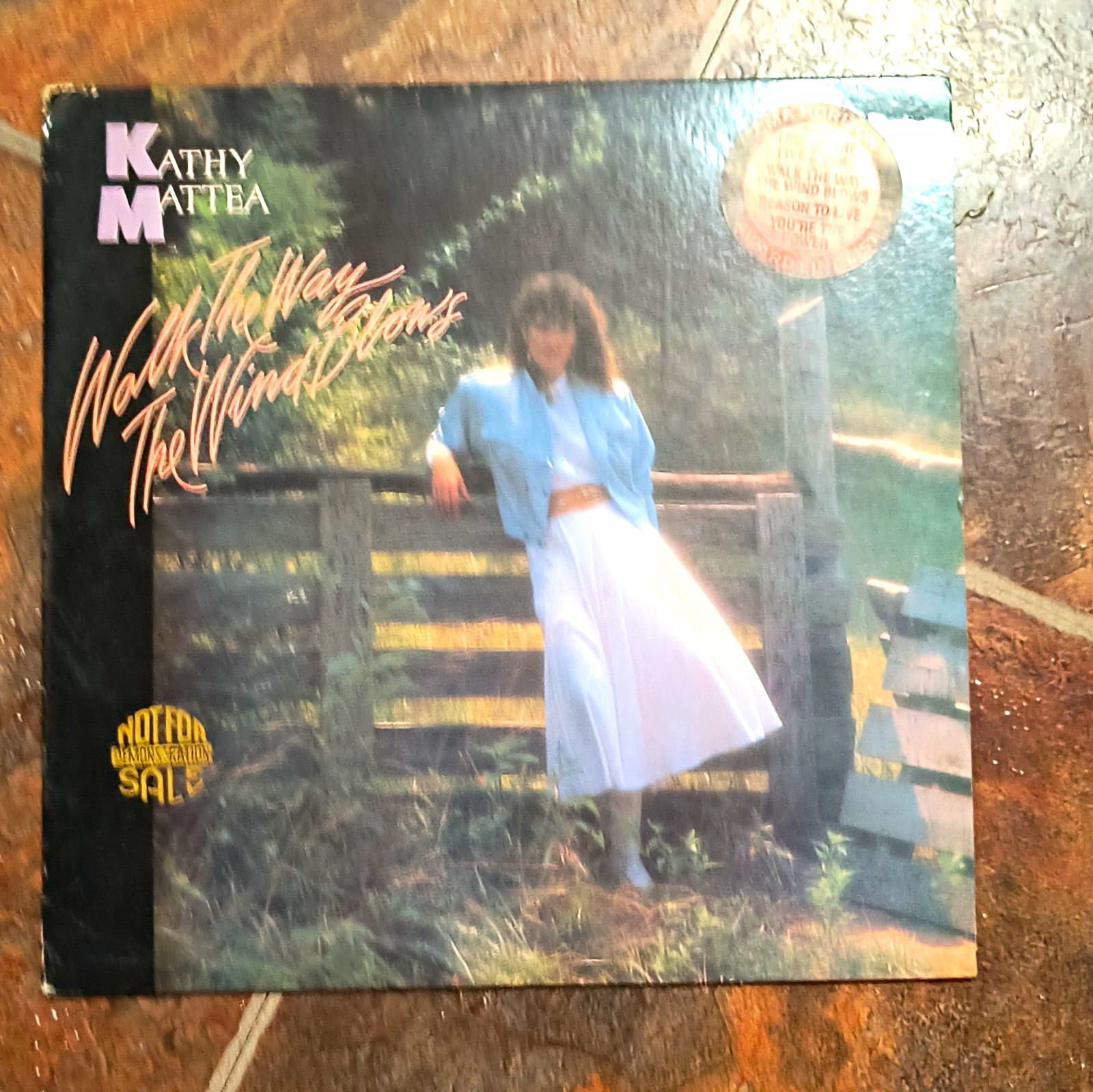 Kathy Mattea Walk the Way the Wind Blows LP Vinyl Mercury 1986 Country 12\