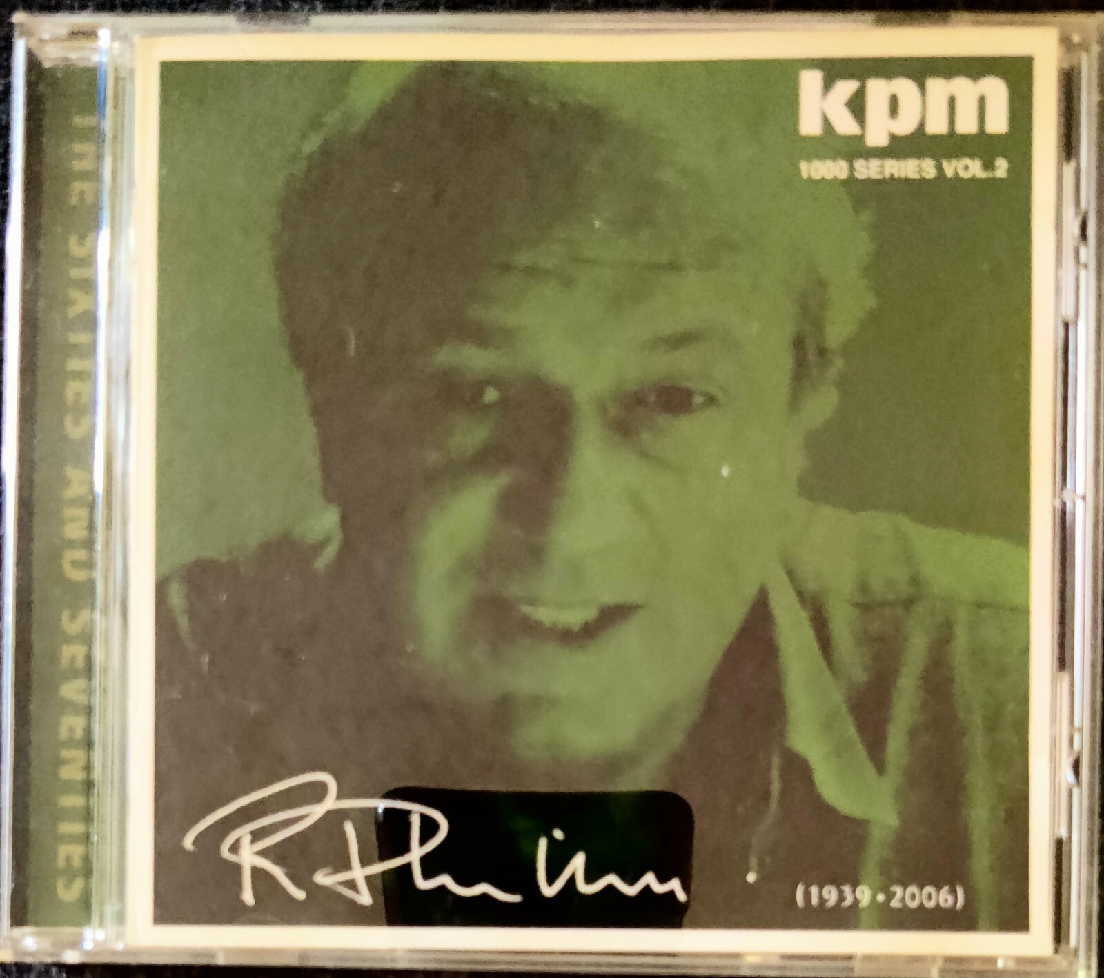 KPM 1000 Series vol 2 CD SIGNED UK LIBRARY MUSIC... HAWKSHAW, MANSFIELD, KINSEY