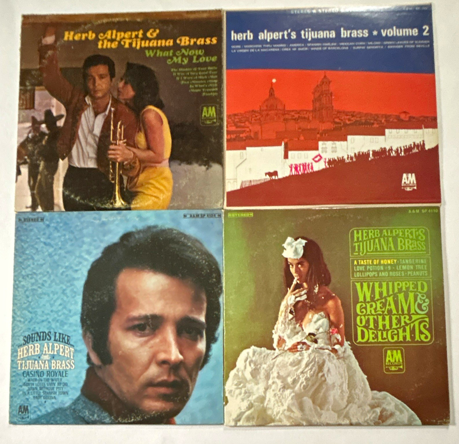 Lot 4 Herb Alpert & the Tijuana Brass Vinyl Records A&M