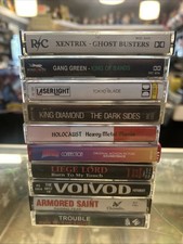 10 Vintage Metal Thrash Punk Cassette Tapes All Working And Tested picture