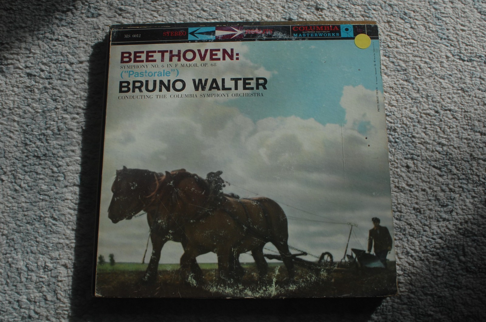 Beethoven, Symphony No. 6, Walter, Columbia MS 6012
