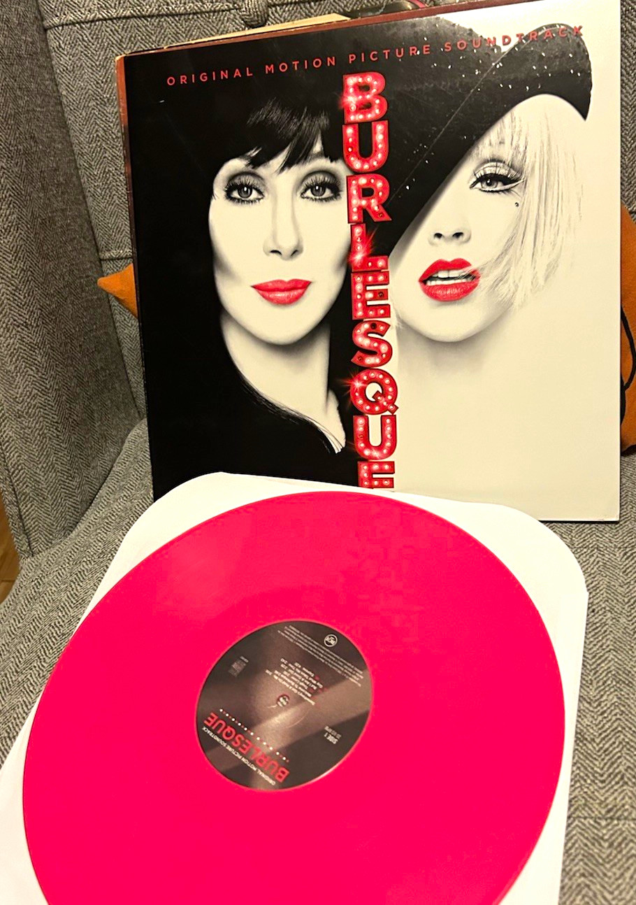 Christina Aguilera Cher Burlesque Soundtrack HOT PINK Vinyl LP 2019 OPENED/NP