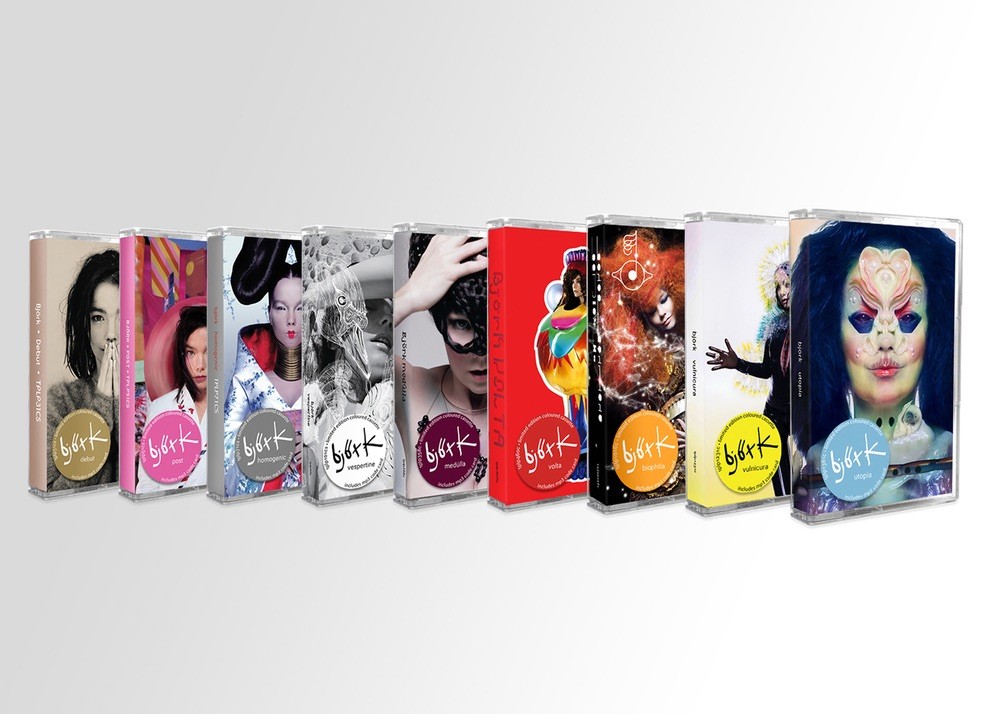 Bjork complete discography Sealed Coloured Cassette Bundle 2019 X 9