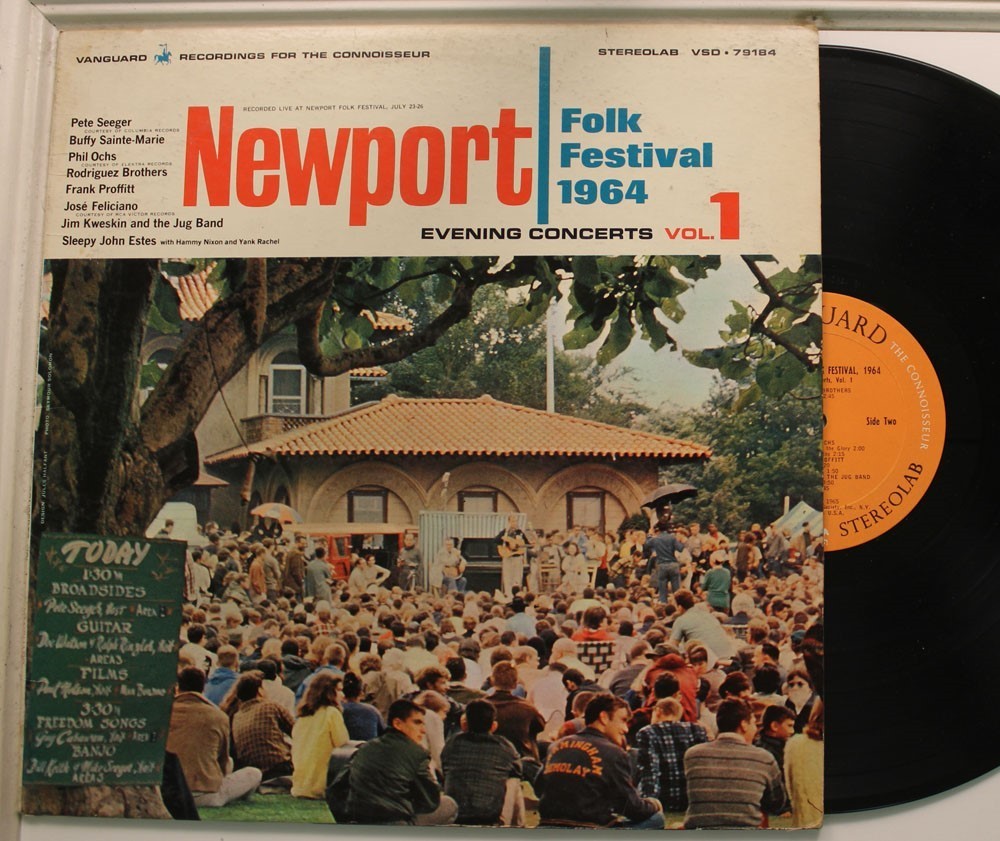 V/A Lp Newport Folk Festival 1964 Vol.1 On Vanguard - Vg+ To Vg++ / Vg+ To Vg++