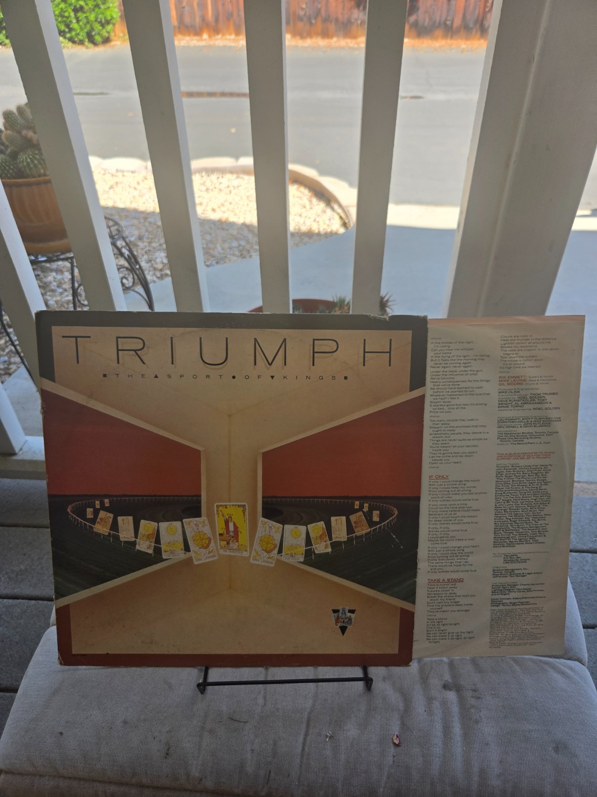 Triumph The Sport of Kings LP  33 RPM MCA Records 1986 Rock MCA-5786 VG+