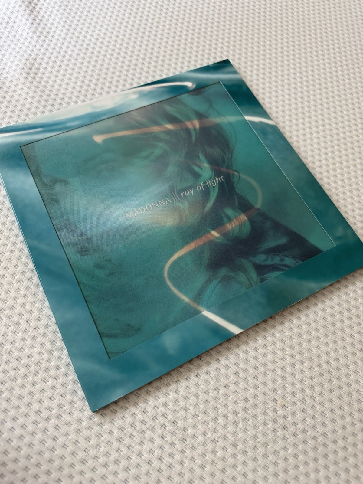 Madonna Ray of Light 25th Anniversary Holographic 3D Lenticular Vinyl Sleeve
