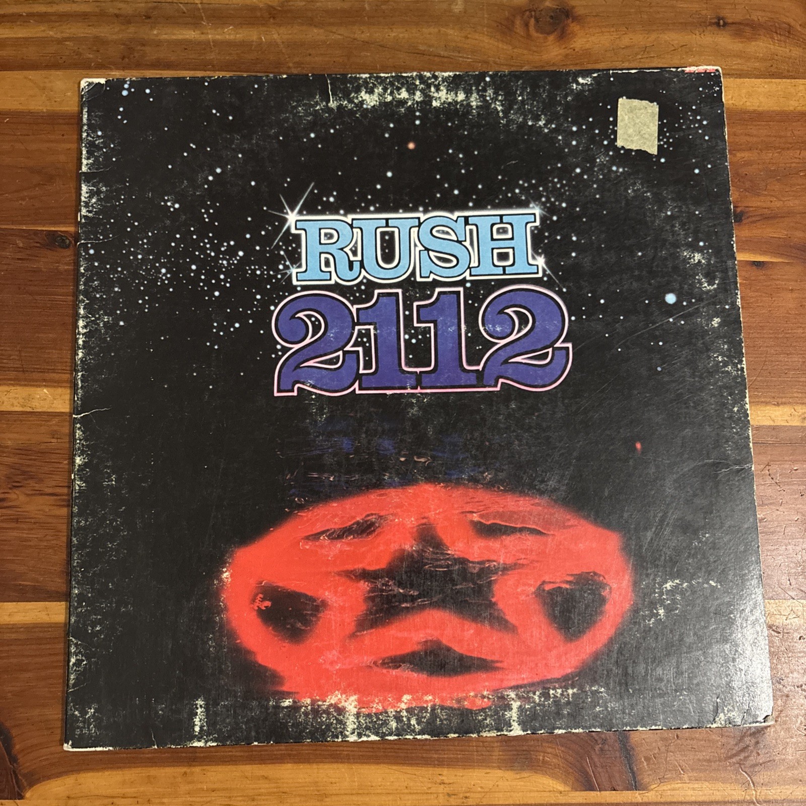 Rush 2112 Mercury SRM-1-1079 Cityscape Label Vinyl LP Gatefold 1976