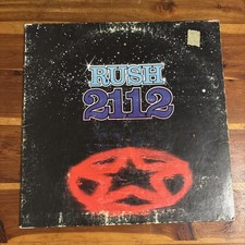 Rush 2112 Mercury SRM-1-1079 Cityscape Label Vinyl LP Gatefold 1976 picture