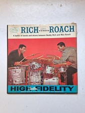 Vinyl Record LP Buddy Rich/Max Roach Rich Versus Roach VG picture