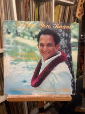 Larry Rivera Autographed Lp I Love You, Kauai On Coco Palms - Vg+ To Vg++ / Vg++ picture