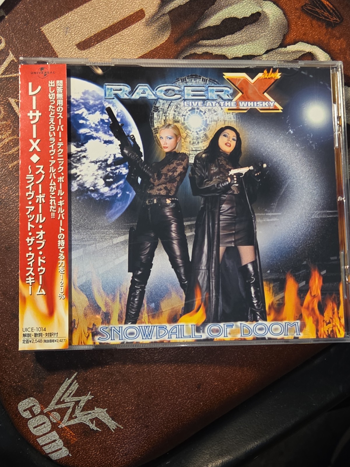 Racer X Live At The Whisky Snowball Of Doom JAPAN CD UICE-1014 OBI Paul Gilbert