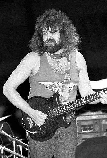 Bass guitarist Allen Woody is shown performing at a concert appear- Old Photo 1