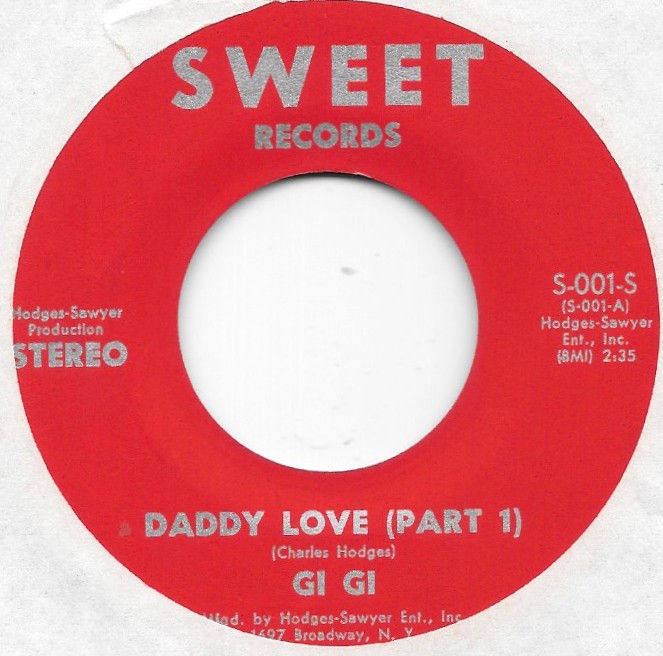 GI GI Daddy Love on Sweet funk 45 HEAR