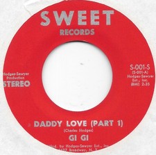GI GI Daddy Love on Sweet funk 45 HEAR picture