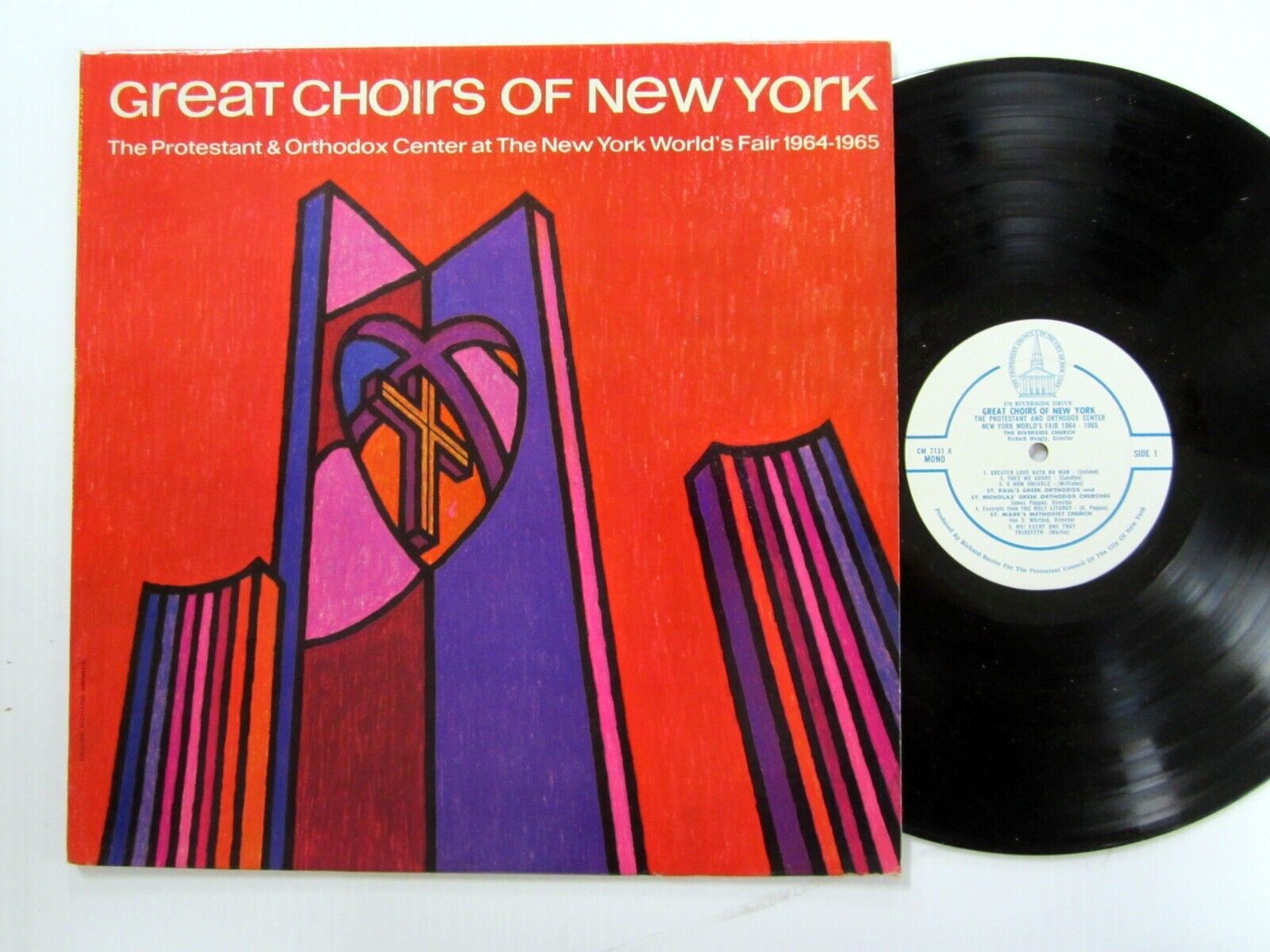Great Choirs Of New York The Protestant & Orthodox Center 1964-1965 LP a7977
