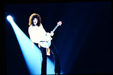 Queen Brian May Photo Transparency 35mm Positive Press Promotion Circa 1970s picture