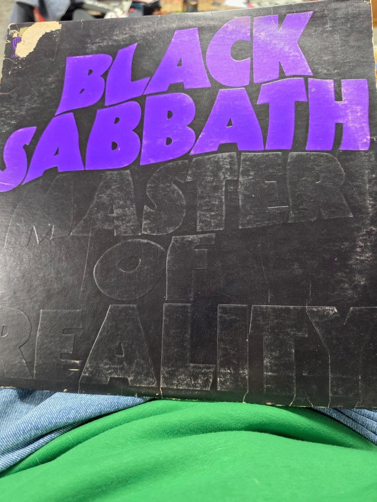 Black Sabbath Master of Reality Warner Burbank Palm Label VG+ Embossed