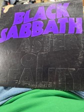 Black Sabbath Master of Reality Warner Burbank Palm Label VG+ Embossed picture
