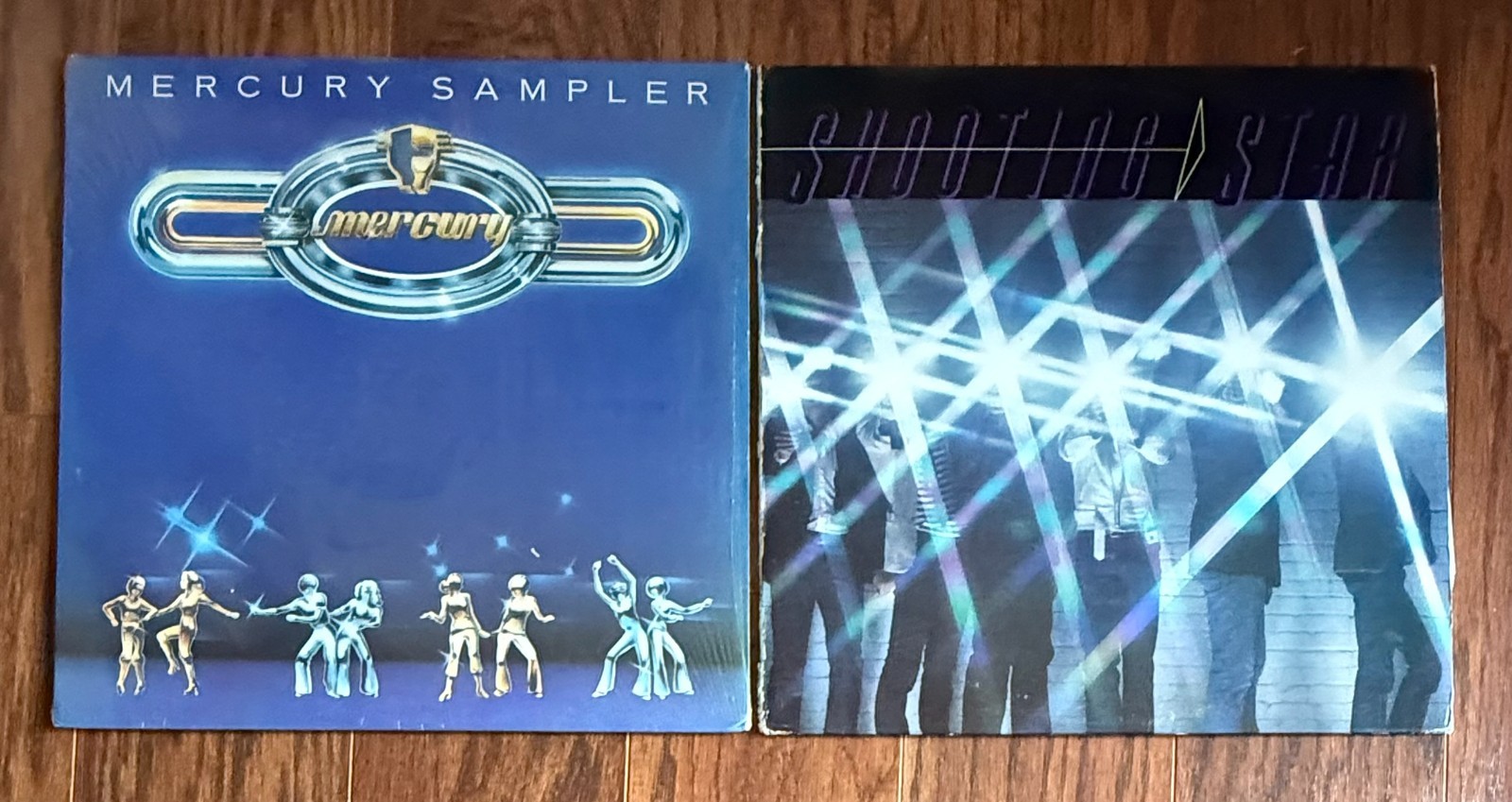 Lot of 2 70\'s / 80\'s Vinyl LPs Mercury Records 1977 Sampler & Shooting Star 1980