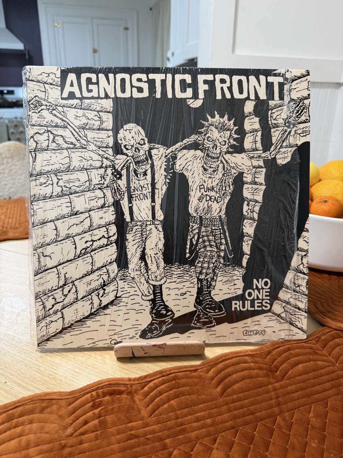 Agnostic Front Vinyl LP No One Rules Hardcore Punk Black Radio Raheem