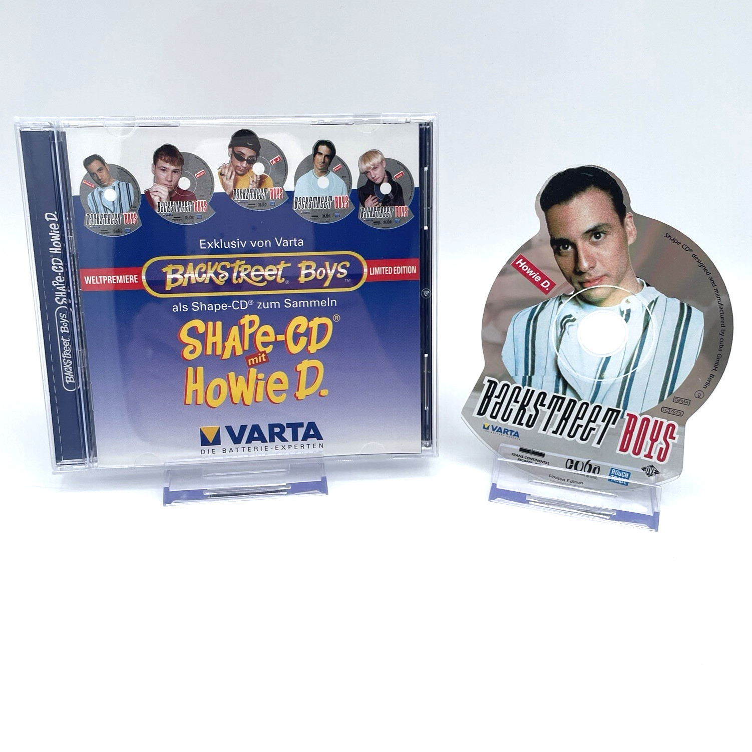 RARE Backstreet Boys Howie D Shaped CD Single (1997) - VARTA German Promo