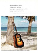MARTIN GUITAR-JIMMY BUFFETT LYRICS-2003 MAGAZINE PRINT AD 8X11 MINI-POSTER PINUP picture