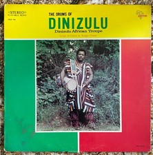 Dinizulu African Troupe - The Drums of Dinizulu - 1970s ethnic percussion LP picture