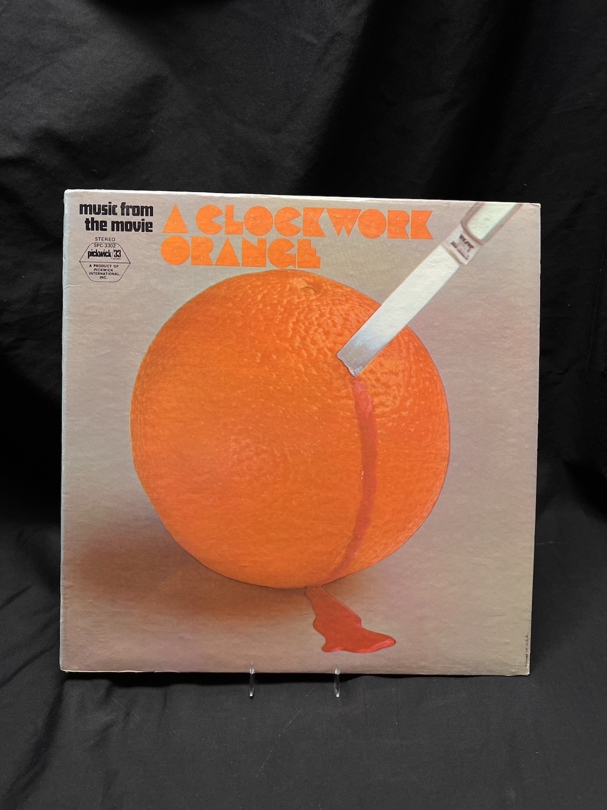 Vintage A CLOCKWORK ORANGE Vinyl Record LP 1970’s Pickwick 