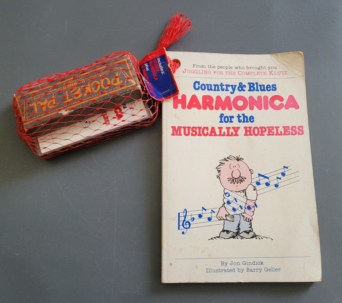 Country & Blues Harmonica for the Musically Hopeless - John Gindick - Hohner NEW