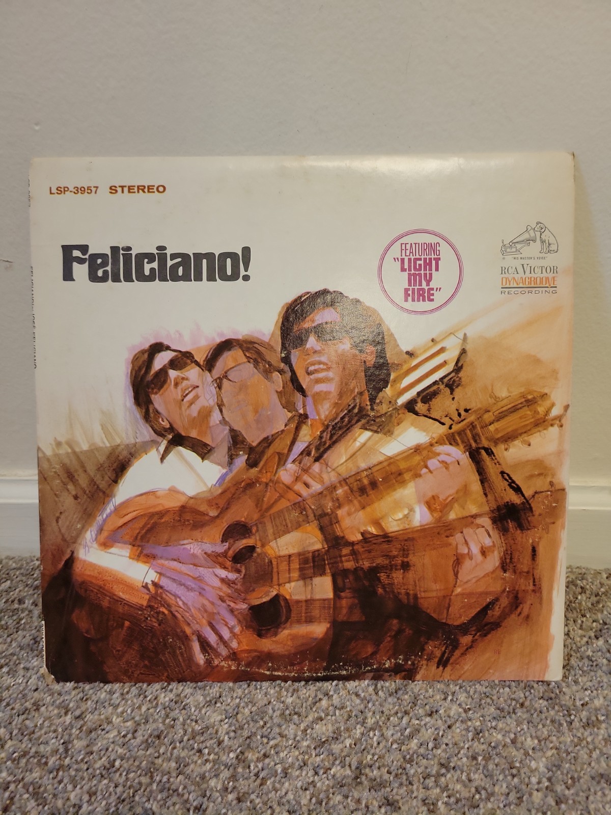 1960s Jose Feliciano Feliciano Light My Fire LP US Press Complete W/OG Sleeve