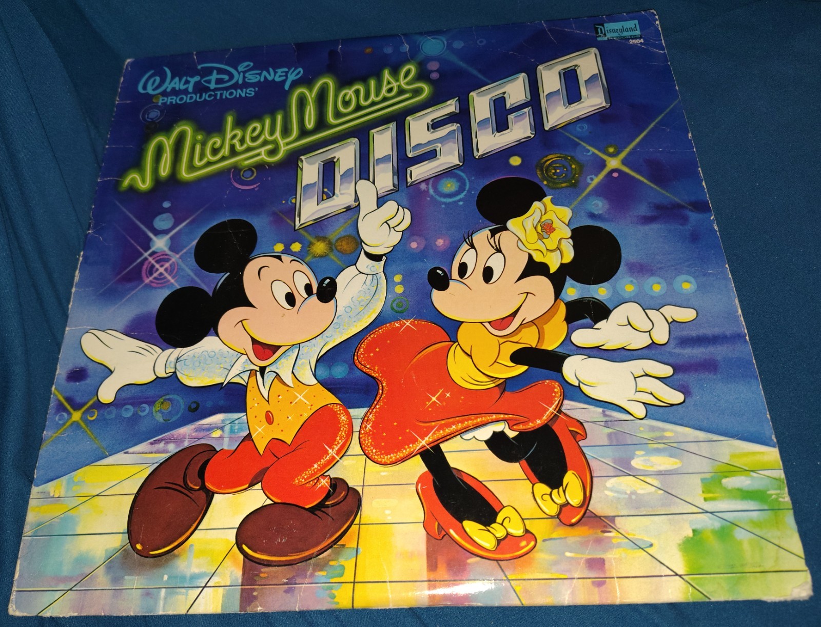 Walt Disney Productions Mickey Mouse Disco 12” Vinyl Record 1979 Album 2504