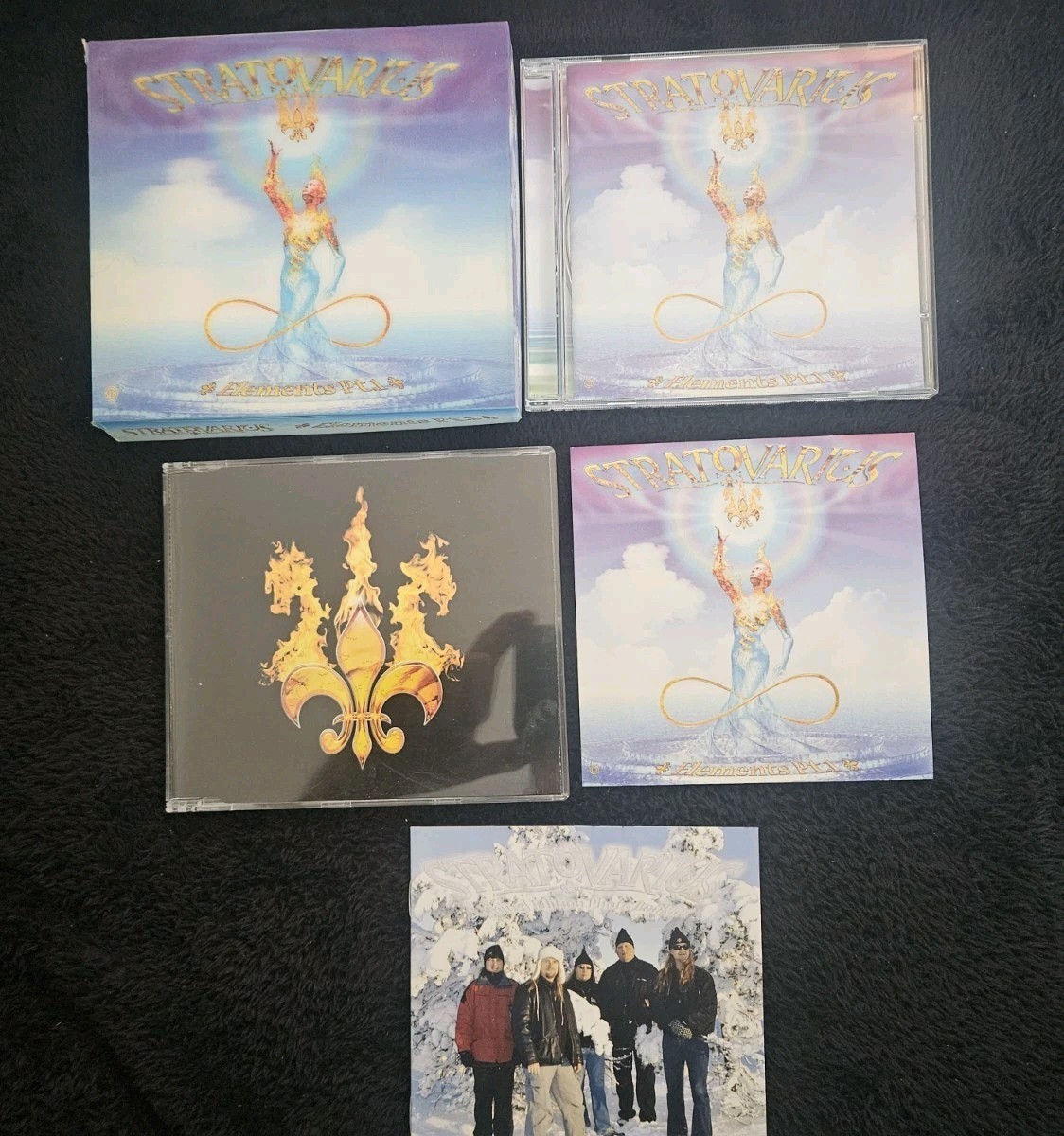 Stratovarius Elements Pt 1 2CD BOX NB 1037-0 Germany Lenticular + Bonus Disc -NM