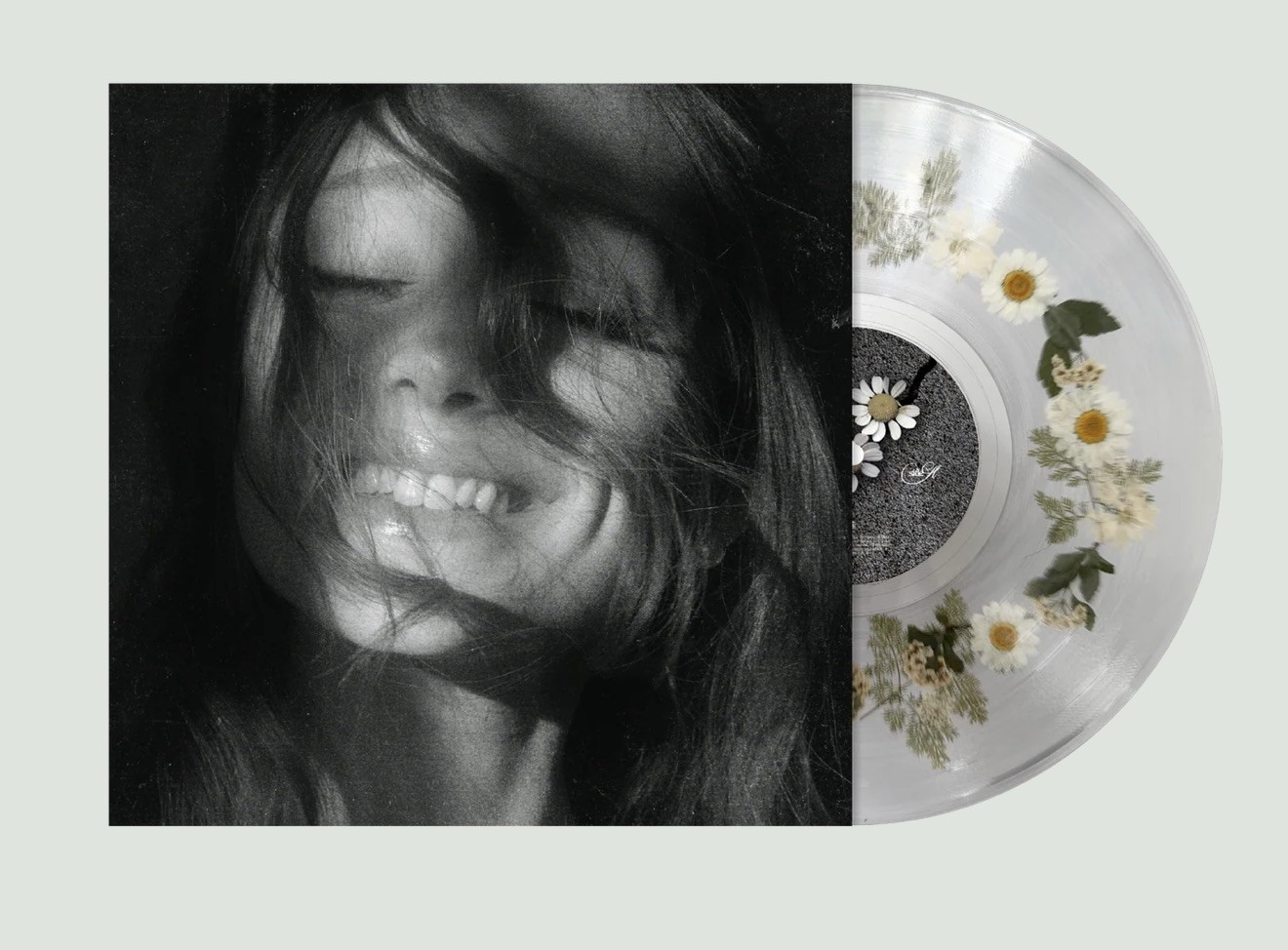 Ariana Grande - petal White Daisy Filled Vinyl LP *PRESALE*